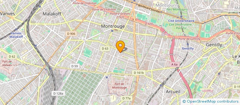 localisation de l'entreprise MADAME ALEXIA LAURET à MONTROUGE