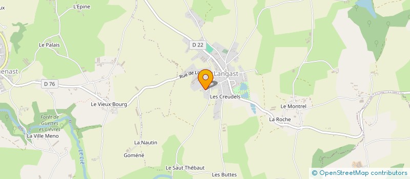 localisation de l'entreprise MADAME ALEXIA LE SOUDER  PLOUGUENAST-LANGAST