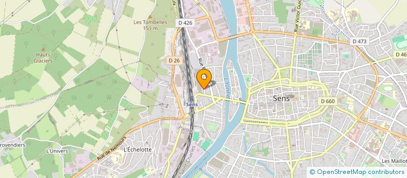 localisation de l'entreprise MADAME ALEXIA LECOQ  SENS