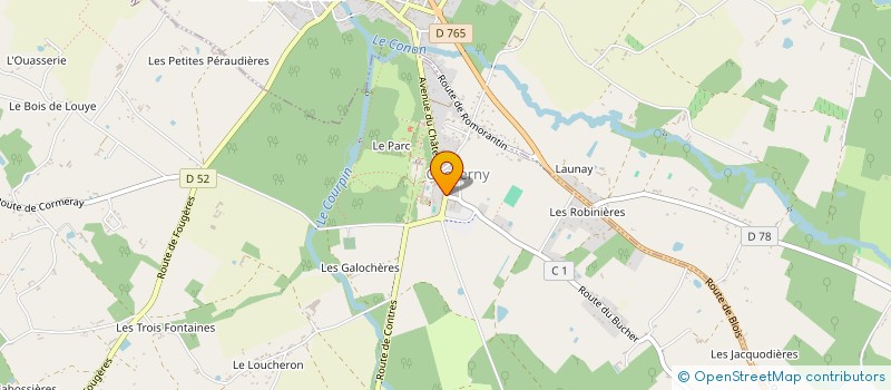 localisation de l'entreprise MADAME ALEXIA LECOQ  CHEVERNY