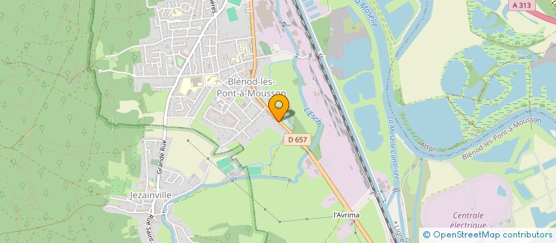 localisation de l'entreprise MADAME ALEXIA LEDIG  BLENOD-LES-PONT-A-MOUSSON