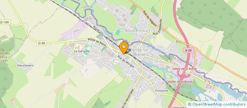 localisation de l'entreprise MADAME ALEXIA LEFEBVRE  BLANGY-SUR-BRESLE