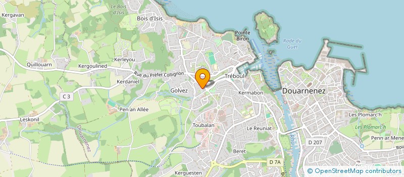 localisation de l'entreprise MADAME ALEXIA LEJEUNE à DOUARNENEZ