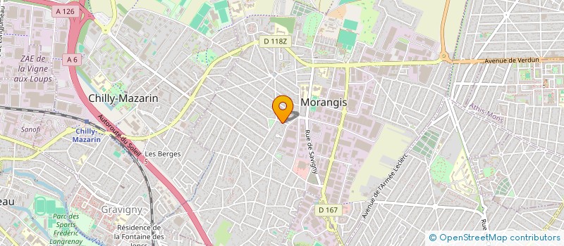 localisation de l'entreprise MADAME ALEXIA LETIERCE à MORANGIS