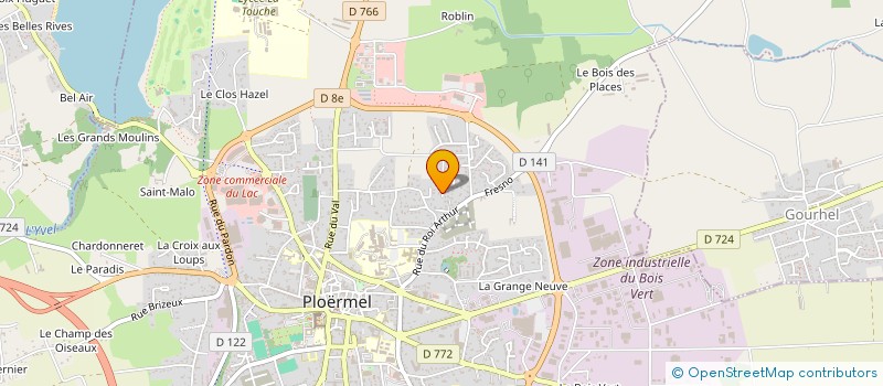 localisation de l'entreprise MADAME ALEXIA LOPEZ  PLOERMEL