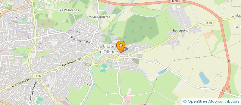 localisation de l'entreprise MADAME ALEXIA LOUGASSI à LES SABLES D'OLONNE