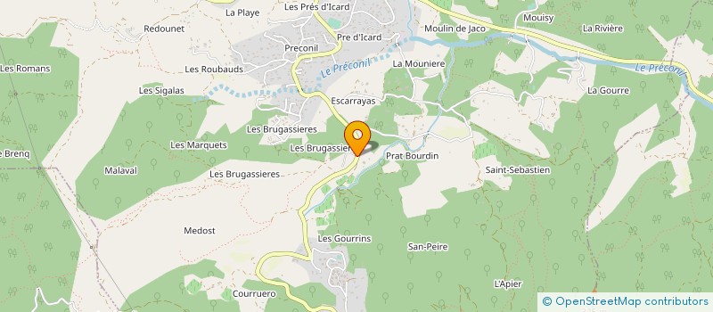 localisation de l'entreprise MADAME ALEXIA LOUVAT à LE PLAN-DE-LA-TOUR