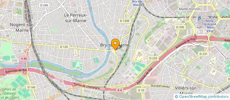 localisation de l'entreprise MADAME ALEXIA MADELEINE THEVELIN  BRY-SUR-MARNE