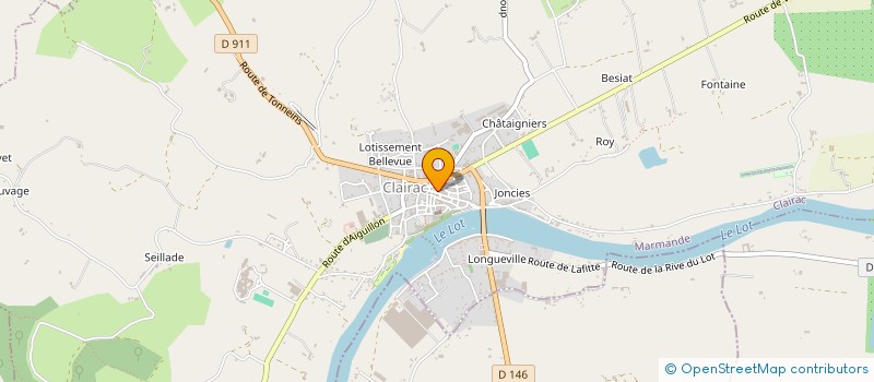 localisation de l'entreprise MADAME ALEXIA MAGUIS  CLAIRAC