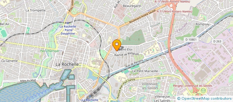 localisation de l'entreprise MADAME ALEXIA MAILLET  LA ROCHELLE