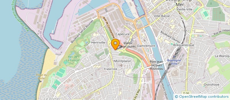 localisation de l'entreprise MADAME ALEXIA MARTA  BOULOGNE-SUR-MER