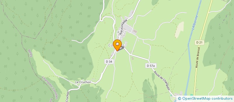 localisation de l'entreprise MADAME ALEXIA MARTINEZ  CHAMPDOR-CORCELLES