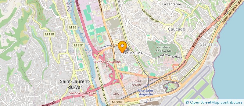 localisation de l'entreprise MADAME ALEXIA MARZOUGUI à NICE