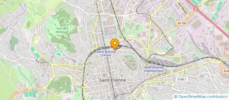 localisation de l'entreprise MADAME ALEXIA MAZIERE  SAINT-ETIENNE