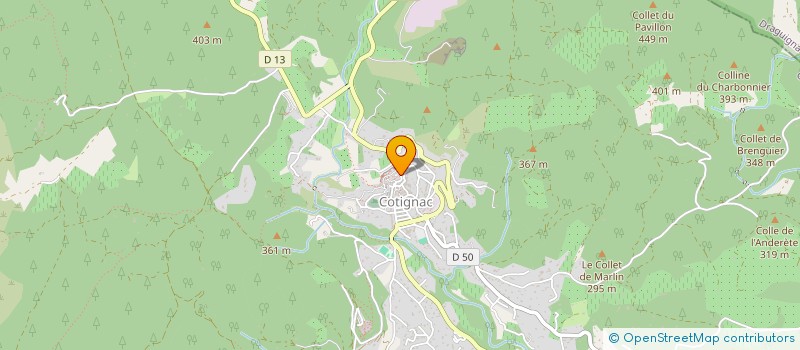 localisation de l'entreprise MADAME ALEXIA MECHERI à COTIGNAC