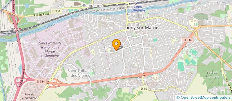 localisation de l'entreprise MADAME ALEXIA MENDES  LAGNY-SUR-MARNE