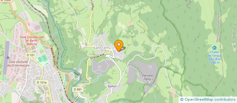 localisation de l'entreprise MADAME ALEXIA MERCIER à VALSERHONE