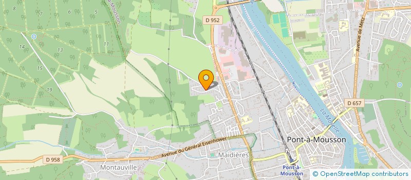 localisation de l'entreprise MADAME ALEXIA MEUNIER  PONT A MOUSSON