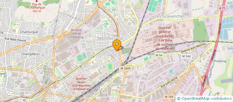 localisation de l'entreprise MADAME ALEXIA MONNET  CLERMONT-FERRAND