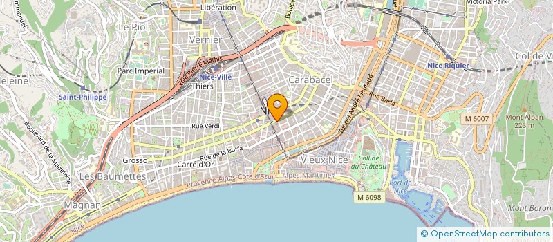 localisation de l'entreprise MADAME ALEXIA MORISSET à NICE