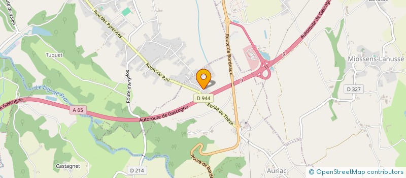 localisation de l'entreprise MADAME ALEXIA MOULIE  CASTETNER