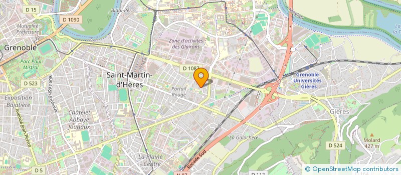 localisation de l'entreprise MADAME ALEXIA MUGNIER  SAINT-MARTIN-D'HERES