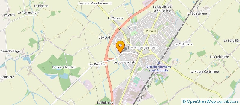 localisation de l'entreprise MADAME ALEXIA MUSSEAU à L'HERBERGEMENT