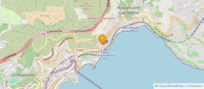localisation de l'entreprise MADAME ALEXIA NEDEFF PISSETTI à ROQUEBRUNE-CAP-MARTIN