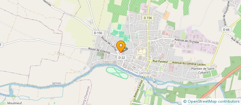 localisation de l'entreprise MADAME ALEXIA NICOLAZO DE BARMON à JARNAC