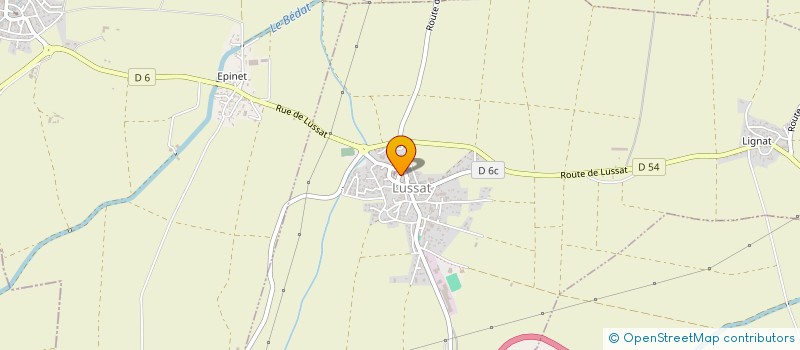 localisation de l'entreprise MADAME ALEXIA PAPPANO  LUSSAT