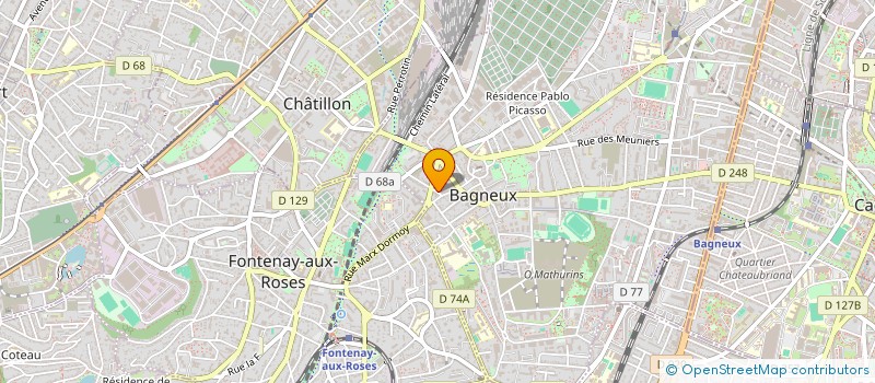 localisation de l'entreprise MADAME ALEXIA PATRINOS à BAGNEUX