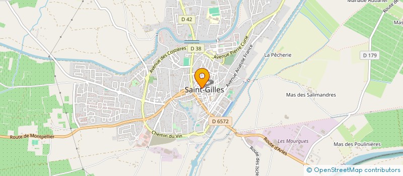 localisation de l'entreprise MADAME ALEXIA PETITGIRARD  SAINT-GILLES