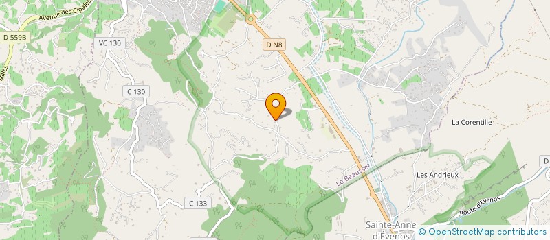 localisation de l'entreprise MADAME ALEXIA PETITJEAN  LE BEAUSSET