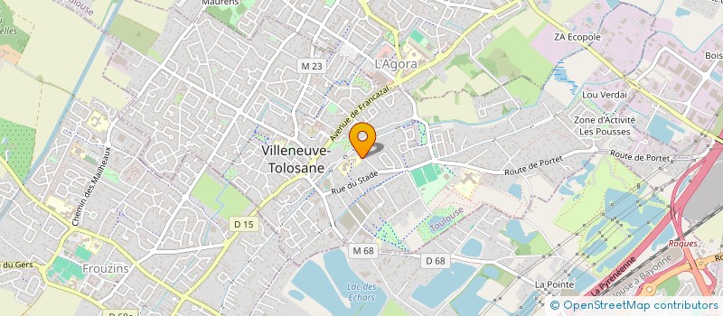 localisation de l'entreprise MADAME ALEXIA PINELLO  LA SALVETAT-SAINT-GILLES