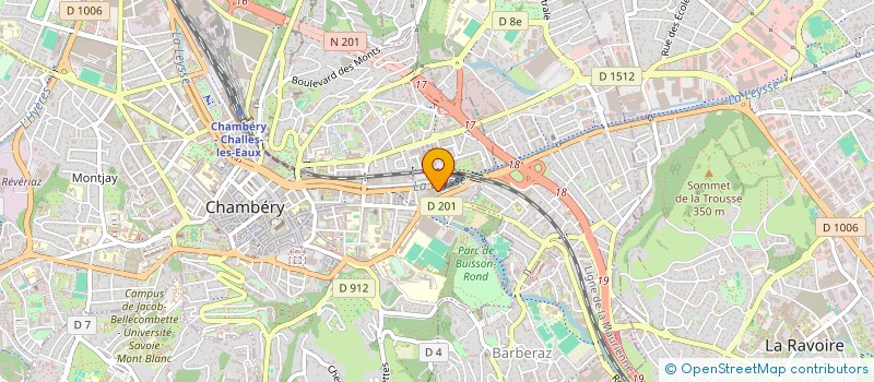 localisation de l'entreprise MADAME ALEXIA PIZZALE  CHAMBERY