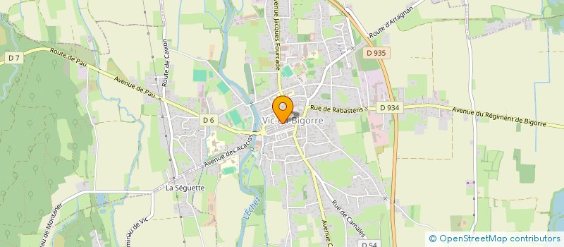 localisation de l'entreprise MADAME ALEXIA PIZZI  VIC-EN-BIGORRE