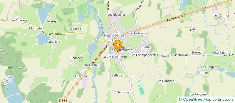 localisation de l'entreprise MADAME ALEXIA PLAGNARD  NEUVILLE-LES-DAMES