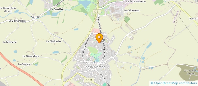 localisation de l'entreprise MADAME ALEXIA POIRIER à SEVREMOINE
