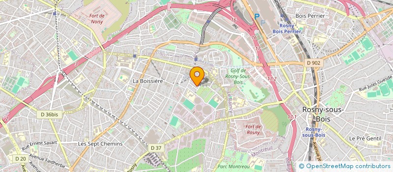 localisation de l'entreprise MADAME ALEXIA PRUD'HOMME à MONTREUIL