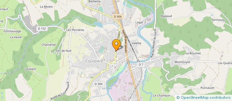 localisation de l'entreprise MADAME ALEXIA RETZEPTER à COURPIERE