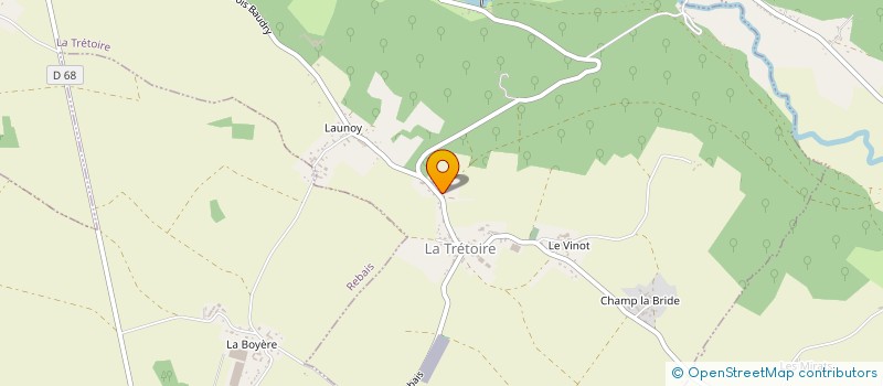 localisation de l'entreprise MADAME ALEXIA RICOUL  LA TRETOIRE