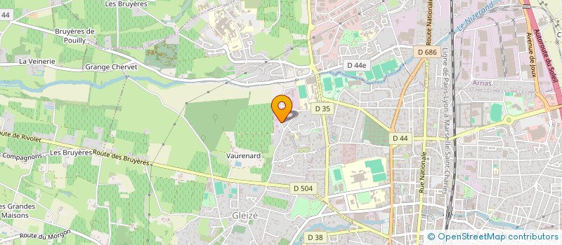 localisation de l'entreprise MADAME ALEXIA RIVOIRE à GLEIZE