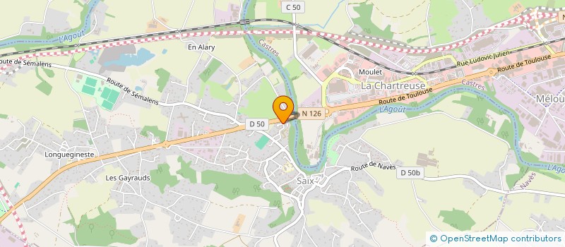 localisation de l'entreprise MADAME ALEXIA ROBLEDA  SAIX