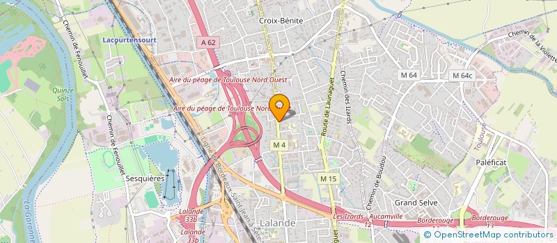 localisation de l'entreprise MADAME ALEXIA RODRIGUES  TOULOUSE