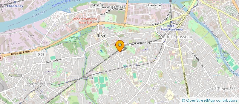 localisation de l'entreprise MADAME ALEXIA ROLAND à REZE