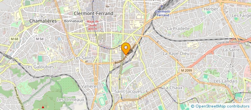 localisation de l'entreprise MADAME ALEXIA ROMAIN  CLERMONT-FERRAND