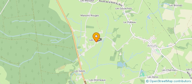 localisation de l'entreprise MADAME ALEXIA ROSSI  ANTULLY