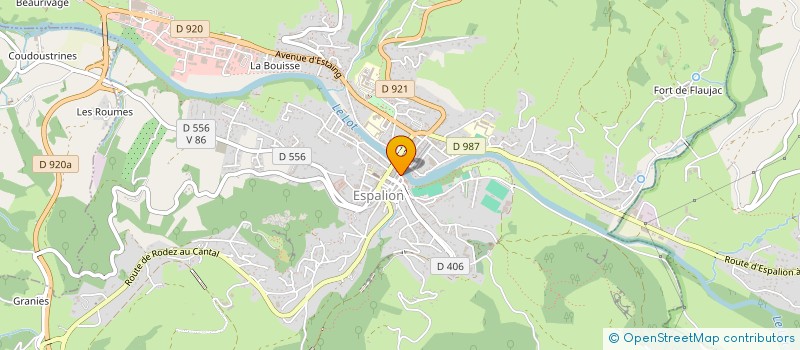 localisation de l'entreprise MADAME ALEXIA ROZIERES à ESPALION