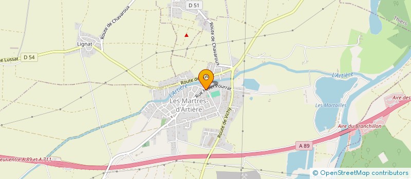 localisation de l'entreprise MADAME ALEXIA SABINO  LES MARTRES-D'ARTIERE