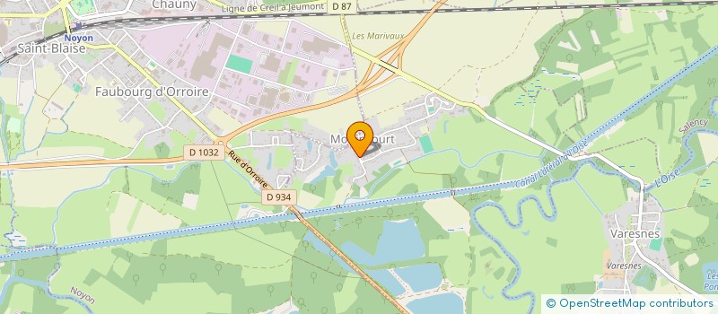 localisation de l'entreprise MADAME ALEXIA SABREJA  MORLINCOURT